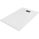 Mexen Hugo brodzik prostokątny SMC 150 x 80 cm, biały, maskownica czarna - 42108015-B