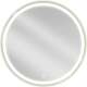 Mexen Esso lustro łazienkowe podświetlane, okragłe 90 cm, LED 6000K, antypara, rama złota - 9825-090-090-611-50
