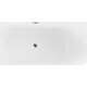 Mexen Mia wanna wolnostojąca narożna lewa 160 x 75 cm, biała, przelew chrom - 52691607500L, 5 image