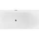 Mexen Mia wanna wolnostojąca narożna prawa 160 x 75 cm, biała, przelew chrom - 52691607500P, 5 image