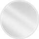 Mexen Loft lustro łazienkowe okragłe 90 cm, rama biała - 9850-090-090-000-20