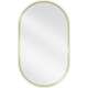 Mexen Loft lustro łazienkowe owalne 85 x 50 cm, rama złota - 9851-085-050-000-50