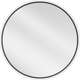 Mexen Loft lustro łazienkowe okragłe 70 cm, rama czarna - 9850-070-070-000-70
