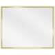 Mexen Loft lustro łazienkowe prostokątne 50 x 40 cm, rama złota - 9852-050-040-000-50