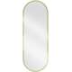 Mexen Loft lustro łazienkowe owalne 100 x 35 cm, rama złota - 9851-100-035-000-50