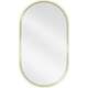 Mexen Loft lustro łazienkowe owalne 80 x 45 cm, rama złota - 9851-080-045-000-50