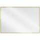 Mexen Loft lustro łazienkowe prostokątne 90 x 60 cm, rama złota - 9852-090-060-000-50
