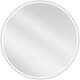 Mexen Loft lustro łazienkowe okragłe 80 cm, rama biała - 9850-080-080-000-20