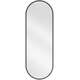 Mexen Loft lustro łazienkowe owalne 100 x 35 cm, rama czarna - 9851-100-035-000-70
