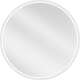 Mexen Loft lustro łazienkowe okragłe 70 cm, rama biała - 9850-070-070-000-20