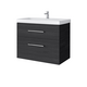 Izlietne ar skapis Riva Cabinet With Sink SA63-2 Woodflow Ash