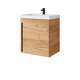 Riva skapītis ar izlietni SA50A-5B Gold Craft Oak / Black, 2 image