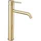 Смеситель Rea Lungo L. Gold Ярко-золотой высокий умывальник