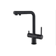 HELIKA  PULL OUT TAP 2683-MB black matte virtuves ūdens maisītājs filtrētam ūdenim, Citas krāsas: 222 / onikss