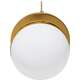 Toolight Lampa Sufitowa Wisząca Akrylowa Kula Biała Złota APP481-1CP, изображение 3