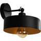 Toolight LAMPA ŚCIENNA KINKIET APP1332-1W BLACK GOLD