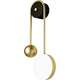 Toolight LAMPA ŚCIENNA KINKIET APP1474-W GOLD