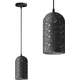 Toolight Lampa Wisząca Betonowa APP997-1CP B BLACK