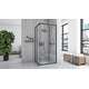 Rea Sanitary Kabina prysznicowa Rea City 80x80 Czarna, 3 image