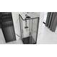 Rea Sanitary Kabina prysznicowa Rea Punto 90x90 Czarna, 3 image
