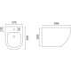 Rea Sanitary Bidet podwieszany Rea Olivier Biały, изображение 7