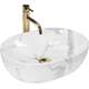 Rea Sanitary Umywalka Nablatowa REA Amelia Marmo Shiny