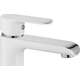 Rea Sanitary Bateria Umywalkowa REA BLOOM Biały Chrom Niska, 4 image