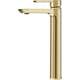 Rea Sanitary Bateria Umywalkowa REA ARGUS Złota Gold Wysoka, 4 image