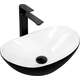 Rea Sanitary Umywalka Nablatowa REA Royal Mini Black White