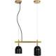 Toolight Lampa Wisząca APP1033-2C Black