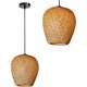 Toolight LAMPA SUFITOWA WISZĄCA NATURAL APP885-1CP
