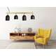 Toolight Lampa Wisząca APP1031-4CP Black, изображение 6