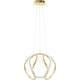 Toolight Lampa Sufitowa Wisząca Nowoczesna LED GOLD + PILOT APP386-CP, изображение 3