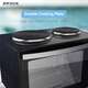 Brock Electronics BROCK Cepeškrāsns ar sildvirsmām, melna 30L, 1600W, 4 image