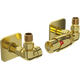 Осевой термостатический комплект Mexen G00 с крышкой S, золото - W903-900-909-50