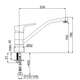 Rubineta Uno-20 WT смеситель, изображение 2