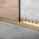 Rea Sanitary Listwa brodzikowa czołowa 130cm Złota Szczotkowana, 2 image