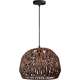 Toolight Lampa Wisząca Boho APP1292-1CP Brązowa, 5 image