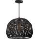 Toolight Lampa Wisząca Boho APP1483-1CP Czarna, 5 image