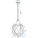 Toolight Lampa Wisząca APP1129-1CP, 6 image
