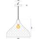 Toolight Lampa sufitowa lustrzana APP272-1CP SREBRNA, 6 image