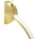 Toolight LAMPA SUFITOWA WISZĄCA LED APP1399-CP GOLD 50cm, 4 image