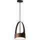 Toolight Lampa wisząca APP1187-CP Wood Rose Gold, 2 image