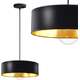 Toolight Lampa Wisząca APP1333-1CP BLACK GOLD
