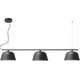 Toolight LAMPA SUFITOWA WISZĄCA APP1478-3CP BLACK