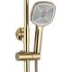 Rea Sanitary Zestaw Prysznicowy REA STORM ZŁOTY GOLD, изображение 5
