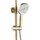 Rea Sanitary Zestaw Prysznicowy REA STORM ZŁOTY SZCZOTKOWANY, 4 image