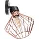 Toolight Lampa kinkiet ścienny metalowy loft rose black APP534-1W