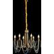Toolight Lampa Kryształowa Żyrandol Złoty APP765-6CP, 2 image
