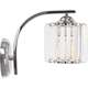 Toolight Lampa kinkiet ścienny metalowy kryształ chrome APP509-1W